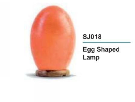 Egg Shaped Rock Salt Lamp, For Home Decoration