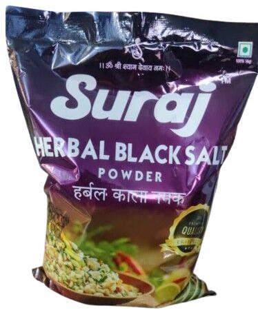 Suraj Herbal Black Salt Powder, Packaging Type : Plastic Bag