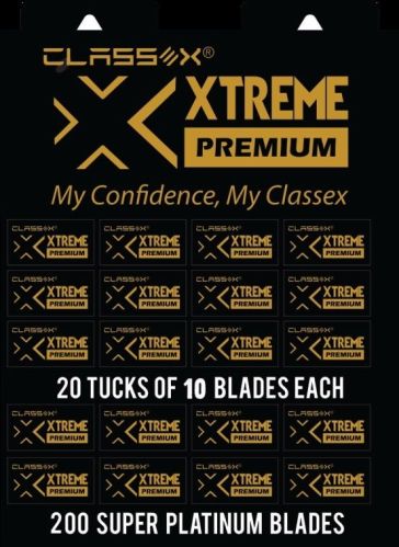 Xtreme Premium Stainless Steel Razor Blades For Shaving