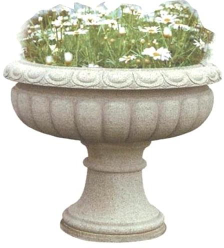 10-15kg Carved Marble Planter, Portable Style : Standing
