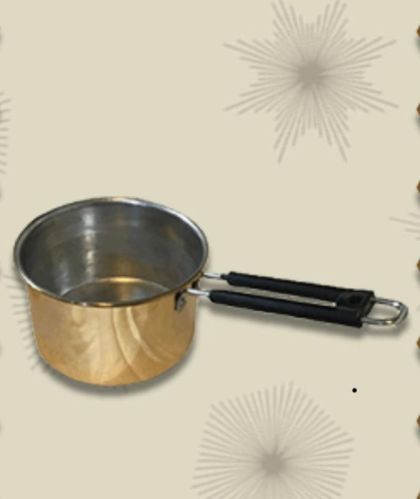 Coated Brass Saucepan For Cooking, Frying Food
