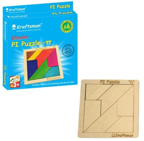 Cardboard Kraftsman Pi Puzzle, For Kids Playing, Entertainment, Educational, Age Group : 4-8 Yrs