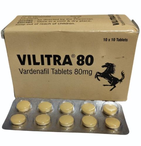 Vilitra 80mg Tablets, Medicine Type : Allopathic