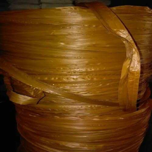 Plain Yellow Polypropylene Twine For Parking