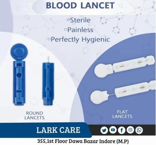 Plastic Blood Lancet, Shape : Rectangular