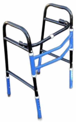 Paint Coating Metal Folding Walker For Handicapped Use