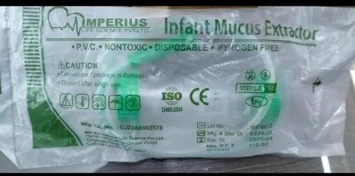 PVC Imperius Infant Mucus Extractor For Hospital Use