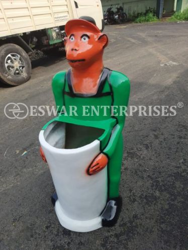 FRP Monkey Dustbin, For Park, Playground Area