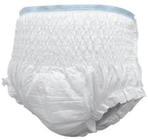 Pull UPS Adult Diaper Pant, Color : White