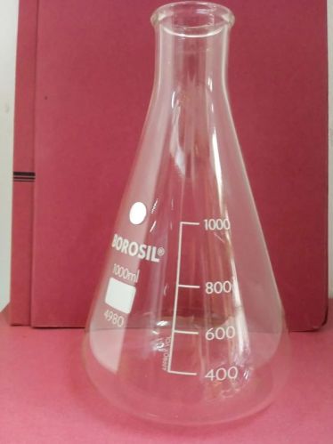 Glass Borosil Conical Flask For Laboratory