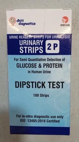 Oscar Uristix Glucose+Protein Strip For Clinical, Hospital