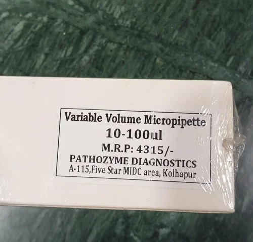 Glass Pathozyme Variable Pipette For Chemical Laboratory
