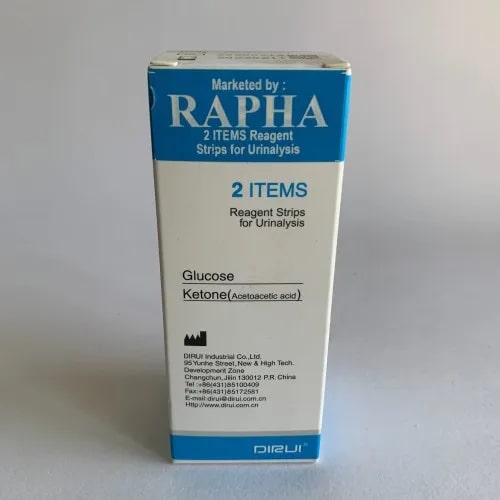 Rapha Uristix Glucose Ketone Strips For Clinical, Home Purpose