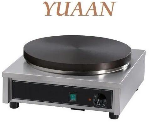 Semi-Automatic Electric Stainless Steel Commercial Crepe Maker, Design Type : Standard