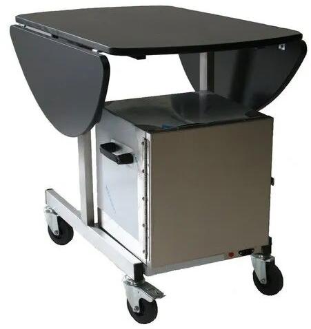 Room Service Trolley With Hot Case For Hospitals, Hotels