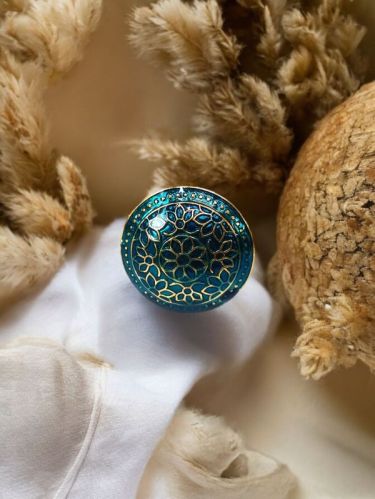 Polished Metal Imitation Finger Rings Multisize, Adjustable