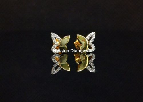 Sparkle & Shine Butterfly Natural Diamond Kids Earrings