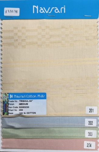 Trishul Medium 100% Cotton Kurta Fabric, For Garments, Width : 58