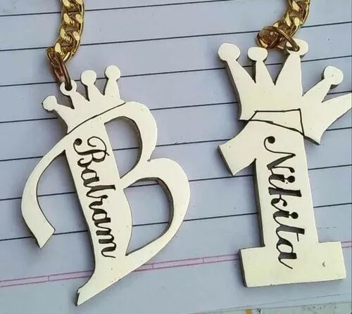 Printed Brass Polished Customised Keychain