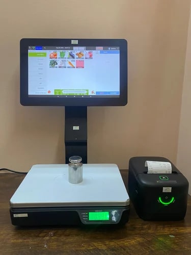 Stainless Steel Touch POS Weighing Scale Standard