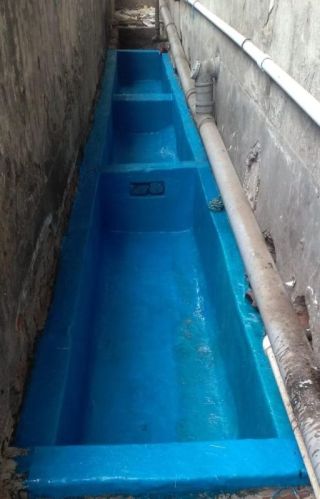 Paint Coated FRP Coating Water Tank, Shape : Rectangular