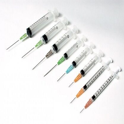 Polished Hypodermic Syringes For Hospital, Laboratory