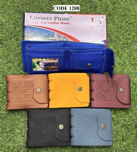 London Pride Rexine Leather Wallets, Packaging Type : 6 Piece Box