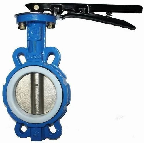 Cast Iron Lined Butterfly Valve, Packaging Type : Sky Blue