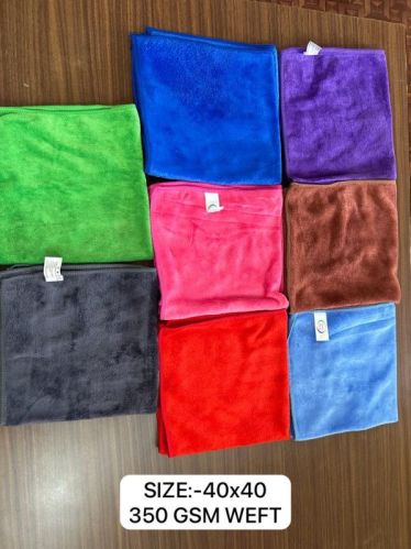 Plain Microfiber Car Cleaning Cloth, Weight : 250gsm