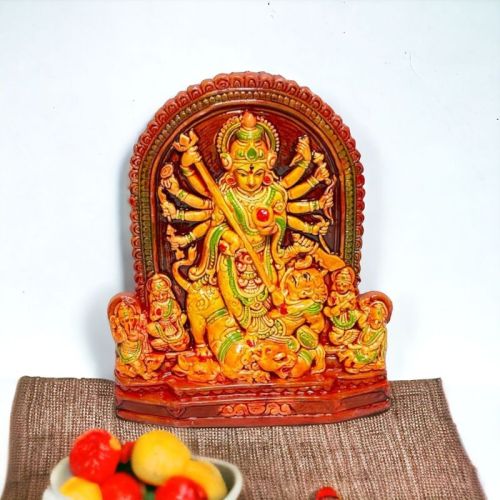 Ecofriendly Navaratri Durga Mata Murti For Worship, Temple, Interior Decor, Office, Home, Gifting, Garden
