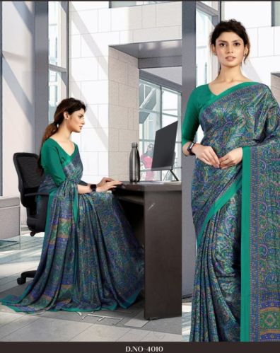 Printed All Type Uniform Sarees, Gender : FMAIL
