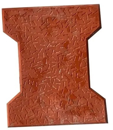 Red I Shape Cement Paver Block For Flooring