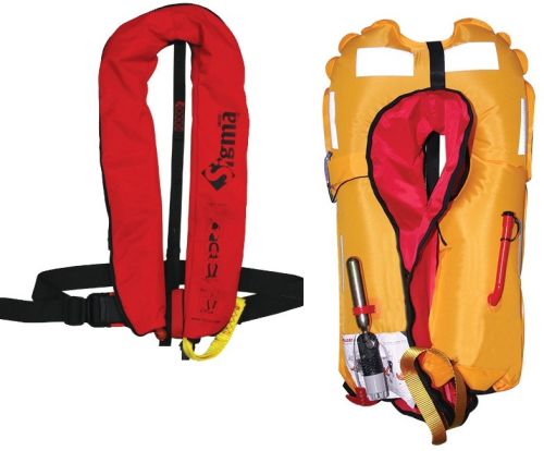 PVC Lalizas Sigma Red Inflatable Life Jacket XL, XXL for Swim Wear