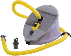 Inflatable Boat Foot Pump 5L, Color : Grey