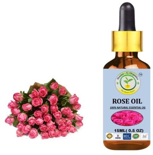 Common Rose Oil, Color : Light Yellow, Form : Liquid