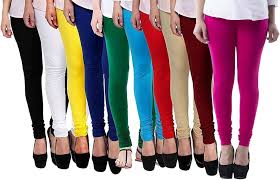 Plain Ladies Cotton Leggings, Technics : Machine Made