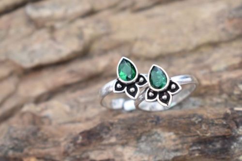 Polished Designer Silver Toe Rings, Gender : Female