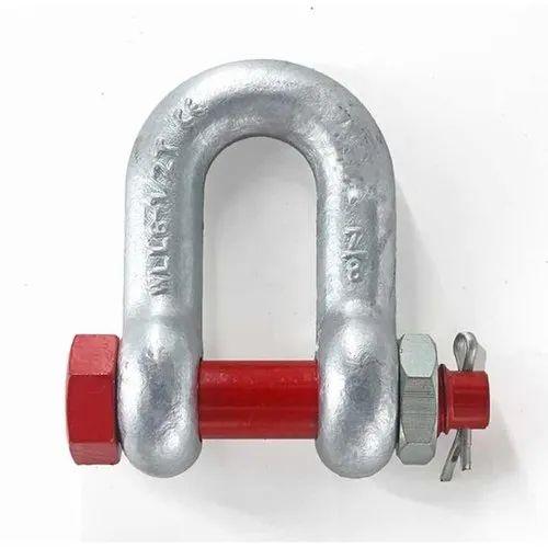 8.5 Ton Alloy Steel Dee Shackle For Link Chains Together