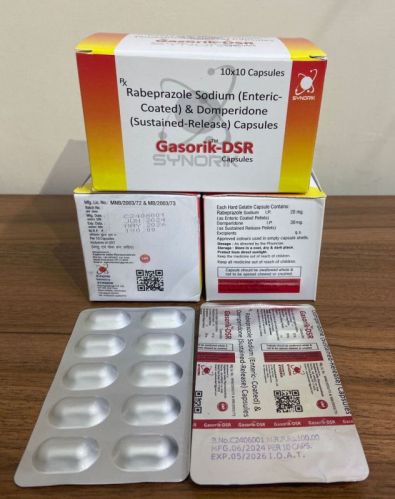 Gasorik-dsr Cap, Packaging Type : 10*10 Alu/alu