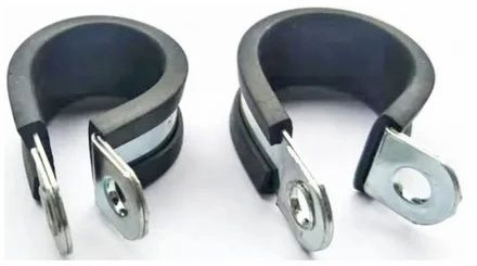 Steel Clamp With Rubber Cushion For Industrial