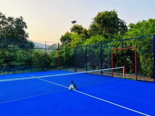 Plain Padel Tennis Court Flooring, Color : Blue