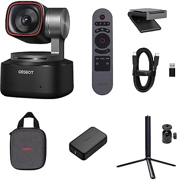 OBSBOT Tiny 2 AI-Powered 4K Webcam With Smart Remote
