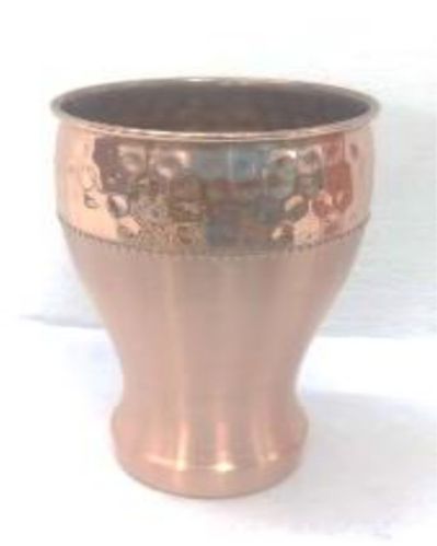 Rish Exim 0.135 Gms Fine Copper Drinking Glass, Capacity : 200-400ml