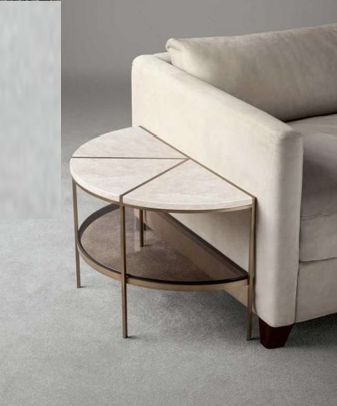 Modern PVD Coated Side Table For Indoor