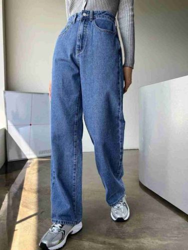 Ynf Denim Ladies Wide-leg Jeans, Weight : 0.500
