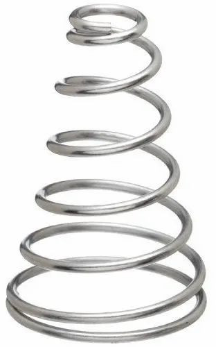 Polished Mild Steel Conical Spring For Industrial