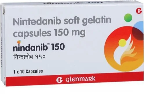 Nindanib 150mg Capsules, Packaging Type : Box