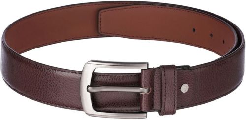 Kara Casual Brown Men Faux Leather Belt