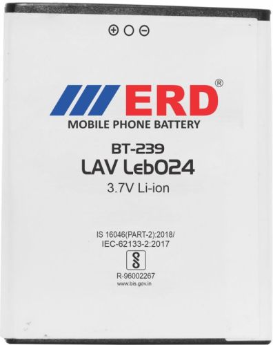 ERD LEB024 Mobile Compatible Battery, Color : White