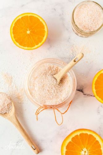 Orange Bath Salt For Personal Use